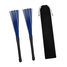 Drum Brushes Nylon Wire Brushes Retractable Percussion Brushes for Jaz