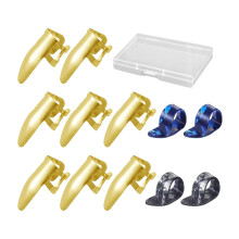 Metal Finger Picks Musical Instrument Accessories Steel Finger Picks S