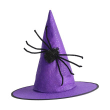 Witch Hat Cap Halloween Costume Accessory for Cosplay Masquerade Fancy