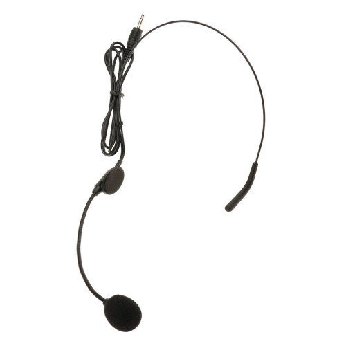 Ear Hook Omni-Directional Boom Head Worn Microphone  3.5mm Straight An