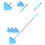 Fish Tank Cleaning Brush Sturdy Multipurpose Aquarium Cleaning Tool fo 3