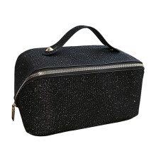 Make up Organizer Open Flat Toiletry Bag for Toiletries Hair Accessori