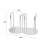 Disposable Paper Cup Holder Storage Rack for Restaurant Hotel Coffee S 2