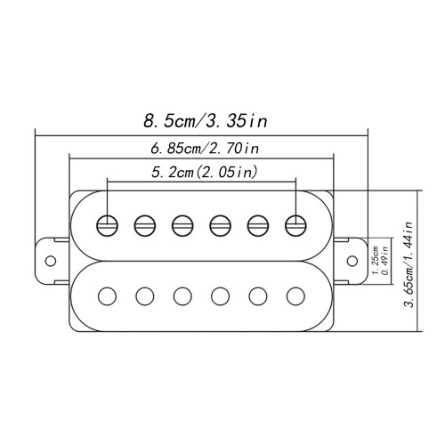 DIY Electric Guitar Pickup Kits Sturdy Replace Part Lightweight Guitar 1