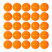 25 Pieces Bingo Ball Durable Fittings Lottery Balls for Company Partie