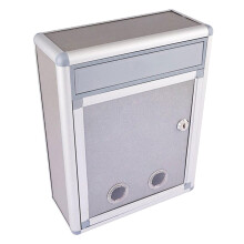 Locking Wall Mounted Mailbox Rustproof Mailbox with Key Lock for Home