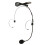 Double Ear Hook Wired Headset Headworn Microphone Black XLR 4Pin 2