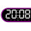 LED Wall Clock Modern LED Display Silent Alarm Clock for Home Bedroom 2