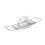 Bath Tub Table Board Wire Bathing Rack Bath Tub Rack for Tablet Soap S 1