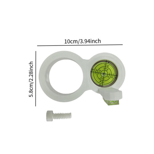 Drill Level Small Circular Bubble Level for Furniture Woodworking Work 1