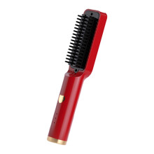 Heating Hair Straightening Brush Anti Scald Rechargeable for Men Trave
