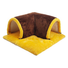 Guinea Pig Hideout Portable Small Animals Tunnel for Chinchilla Rat Sq