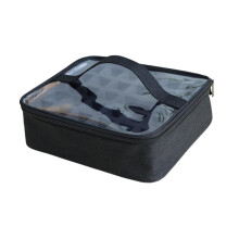 Nail Polish Carrying Case for Women Multifunctional Visible Lid Cosmet