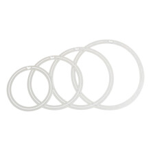 4x Dampening Drum Mute Rings Instrument Accessory Practical Snare Drum
