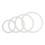 4x Dampening Drum Mute Rings Instrument Accessory Practical Snare Drum 1