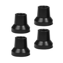 4Pcs Crutch Tips Rubber Cane Tips for Hiking Sticks Seniors Walking Cr