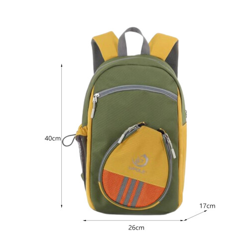 Table Tennis Racket Bag Adjustable Shoulder Strap Sports Backpack for 1