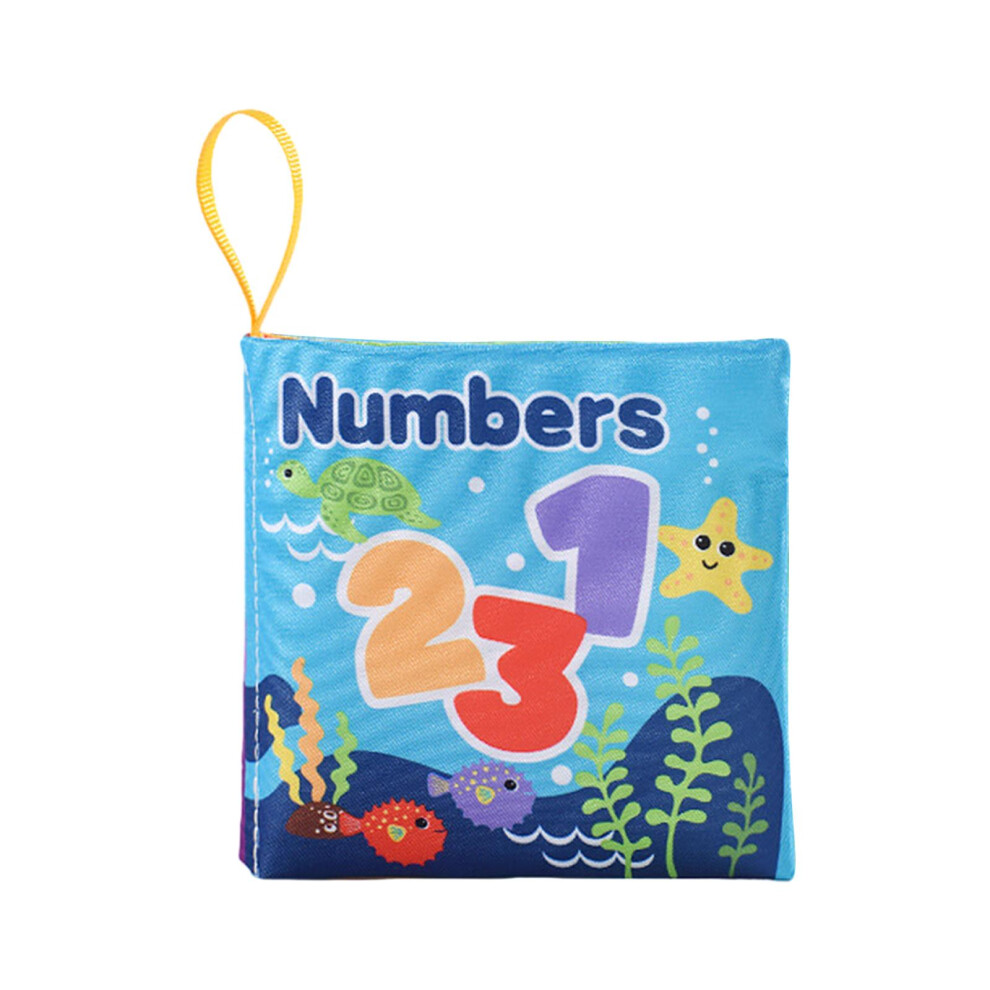 Baby Bath Cloth Book Crinkle Paper Early Education for Kids Newborn To