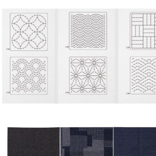 Japanese Embroidery Kit DIY Threads Materials for Patchwork Garment Qu 2