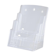 Acrylic Brochure Holder Clear Flyer Holder Rack for Documents Menu Pam