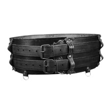 Womens Leather Corset Belt Cinch Belt Waist Girdle for Holidays Dress