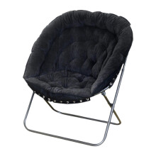 Folding Saucer Chair Portable Patio Chair for Kitchen Indoor Outdoor F