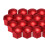 20pcs Universal 17mm Wheel Nut Covers Lug Nut Caps Screw Protector Red 2