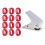 Target Dart Flight Punch Hole Puncher + 12 Pieces Protective O Rings 2