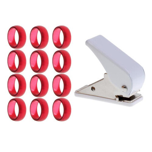 Target Dart Flight Punch Hole Puncher + 12 Pieces Protective O Rings 1