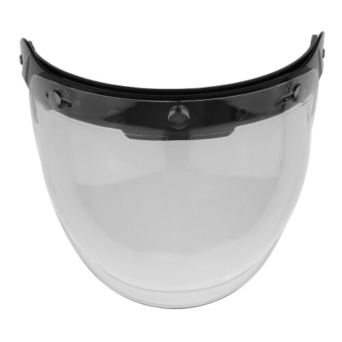 Motorcycle 3 Snap Helmet Visor Shield Flip Up Down Lens for Harley Cle 1