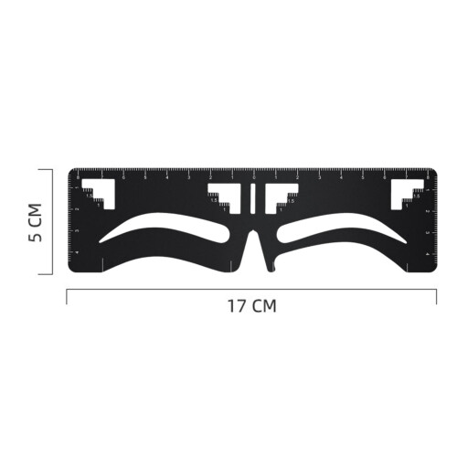 Eyebrow Ruler Reusable Professional Stainless Steel for Eye Brow Begin 1
