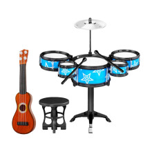 Simulation Kids Drum Toys Playset Jazz Drum Kits for Kids Boys Holiday