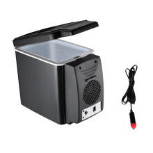 Small Car Refrigerator Freezer Cosmetics Dorm Room Picnic Mini Fridge