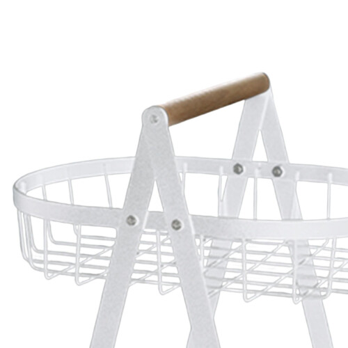 Fruit Basket Wire Storage Basket for Dining Room Bathroom Kitchen Coun 2