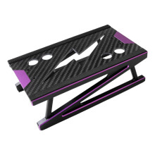 Aluminum Repair Workstation Aluminum Alloy RC Car Work Stand for Truck