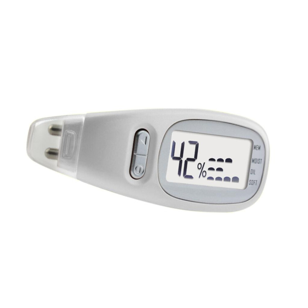 Digital Skin Moisture Analyzer Sensor Tester LCD Monitor Skin Care Whi
