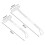 Extendable Ice Scraper Snow Brush Ice Scraper with Brush for Car Winds 2