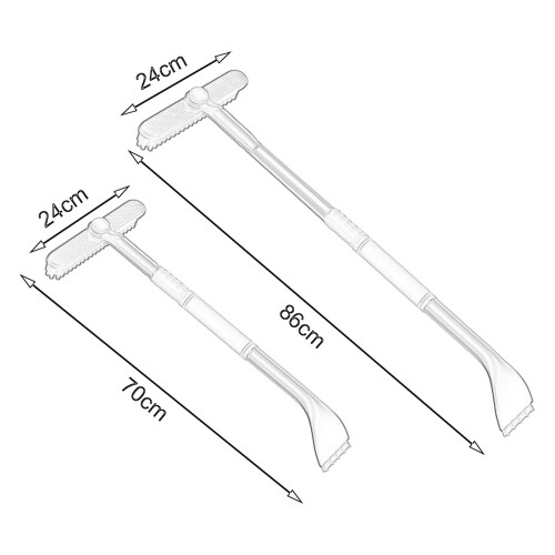 Extendable Ice Scraper Snow Brush Ice Scraper with Brush for Car Winds 1