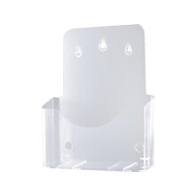 Acrylic Brochure Holder Clear Flyer Holder Rack for Documents Menu Pam