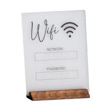 Display Board Decoration Password Sign for Home Centerpieces Party