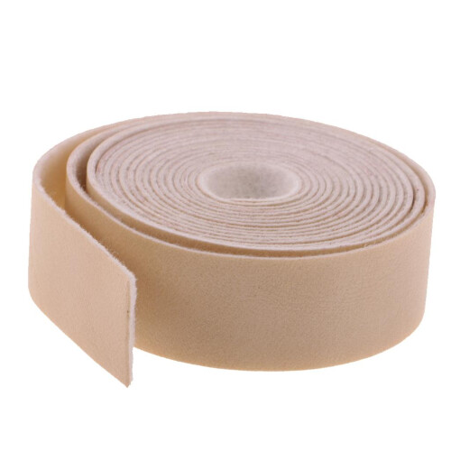 10 Meters DIY PU Leather Crafts Straps Strips 2cm Beige 2