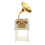 Retro Gramophone Model Music Box Wind Up Phonograph Music Box White 1