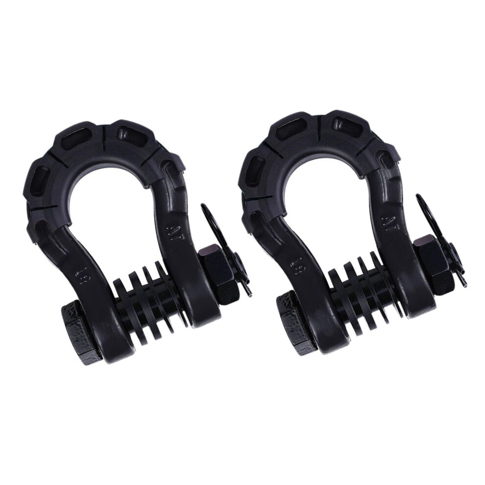 2Pcs D Ring Shackles Off Road Towing Accessories For Off Road Tow Stra 6902696339249