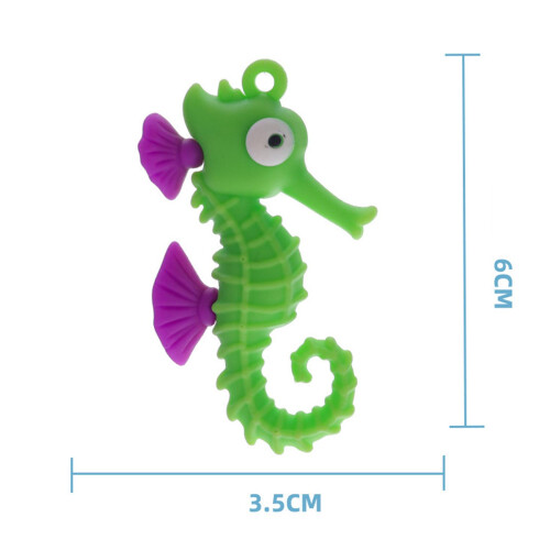 Fish Tank Floating Decorations Artificial for Aquarium Sea Horse Model 1