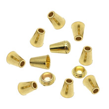 10x Bell End Stoppers Fashion Fasteners for Drawstring Bag Backpack Pa