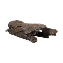 Fish Tank Hideout Decor Habitat Resin Hollow Log for Amphibians Fish R