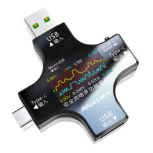 Type C USB Tester Color Screen Multi Functional 5A Amp Voltage Ammeter