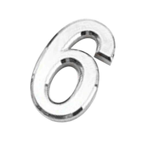 Silver Plastic Self-Adhesive House Hotel Door Number  Sticky Numeric D 1