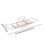Bath Tub Table Board Wire Bathing Rack Bath Tub Rack for Tablet Soap S 2