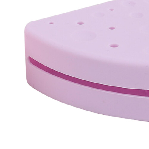 Triangle Makeup Sponge Holder Dustproof Makeup Sponge Storage Box for 2